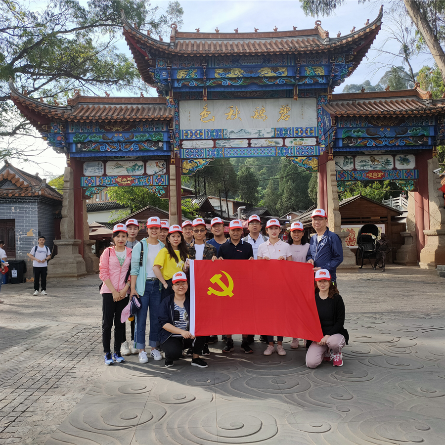 通泰公司組織開展徒步登山活動