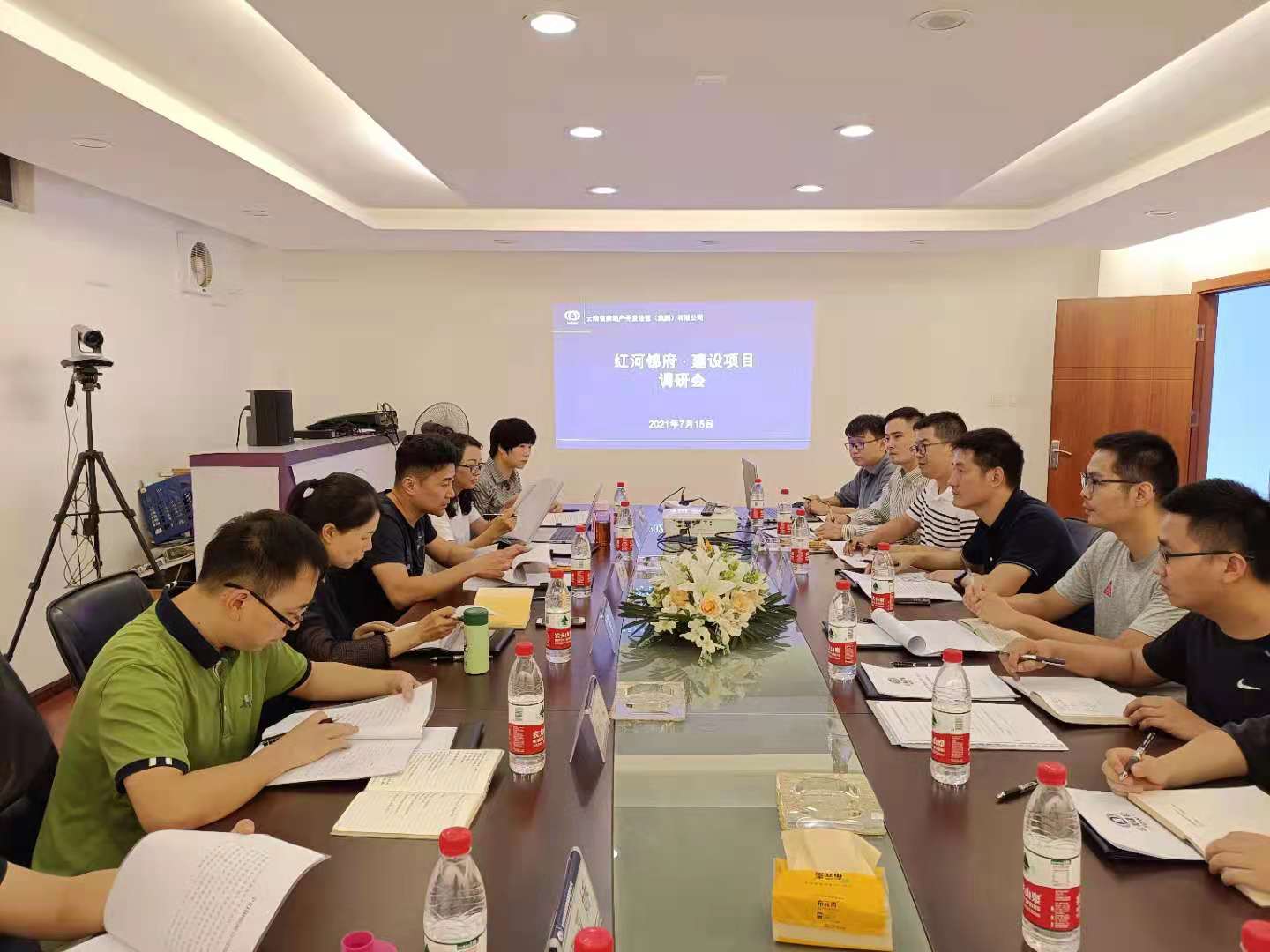 溥睿到文山片區(qū)項目、紅河錦府項目檢查指導工作