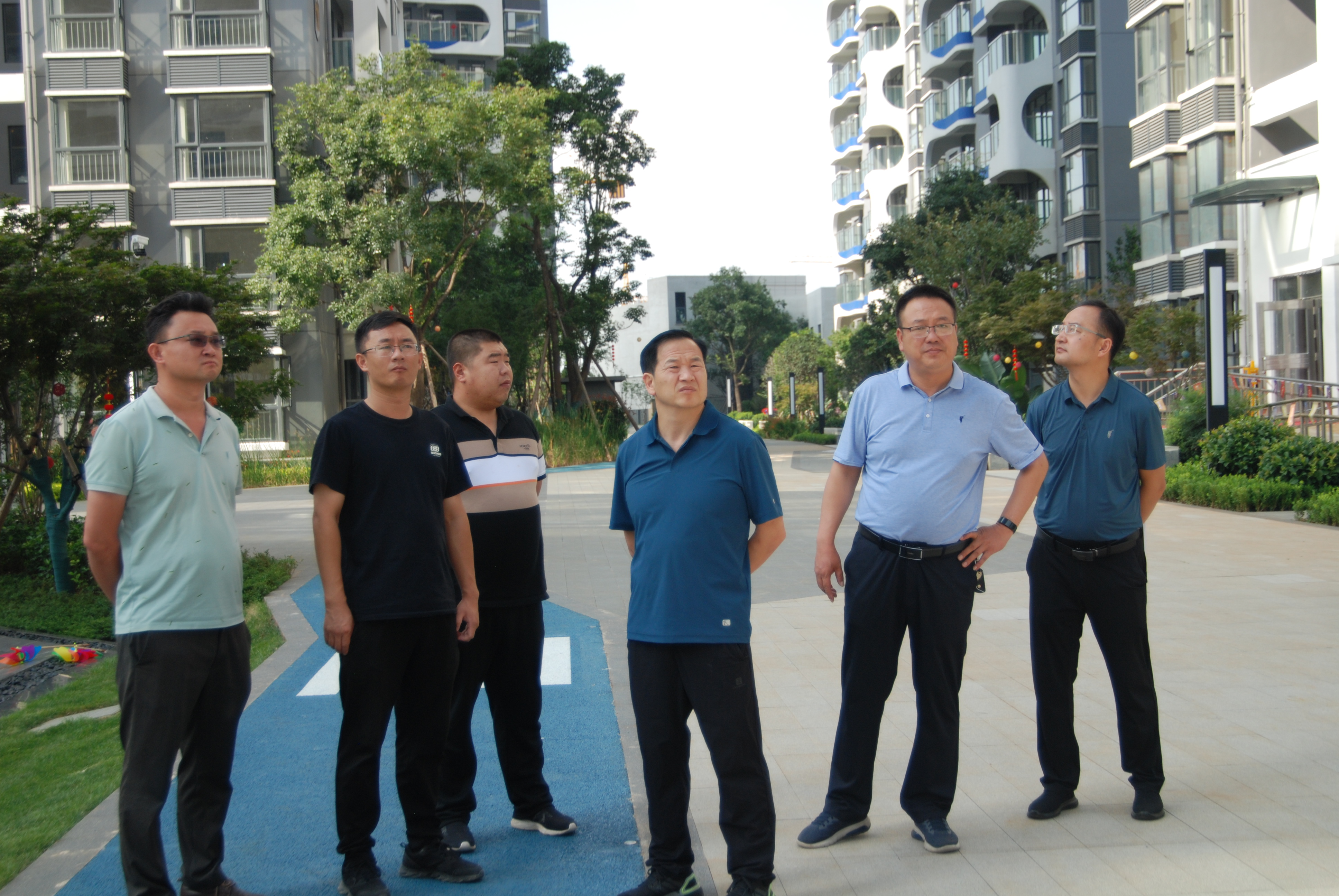 孟春柳到安居和苑項目、玉溪高鐵新城項目檢查指導