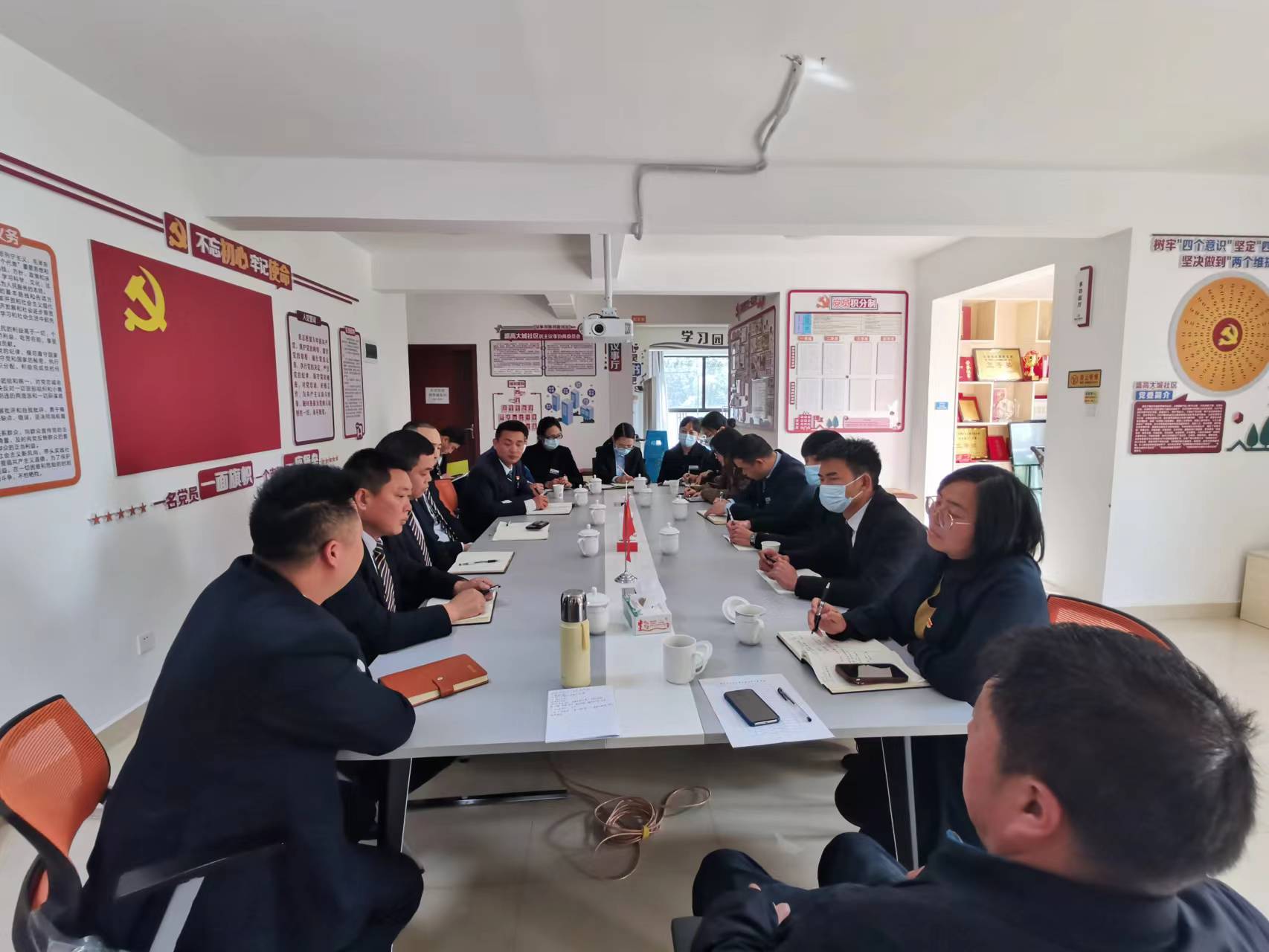 省房物業(yè)到盛高物業(yè)服務項目開展紅色物業(yè)學習交流