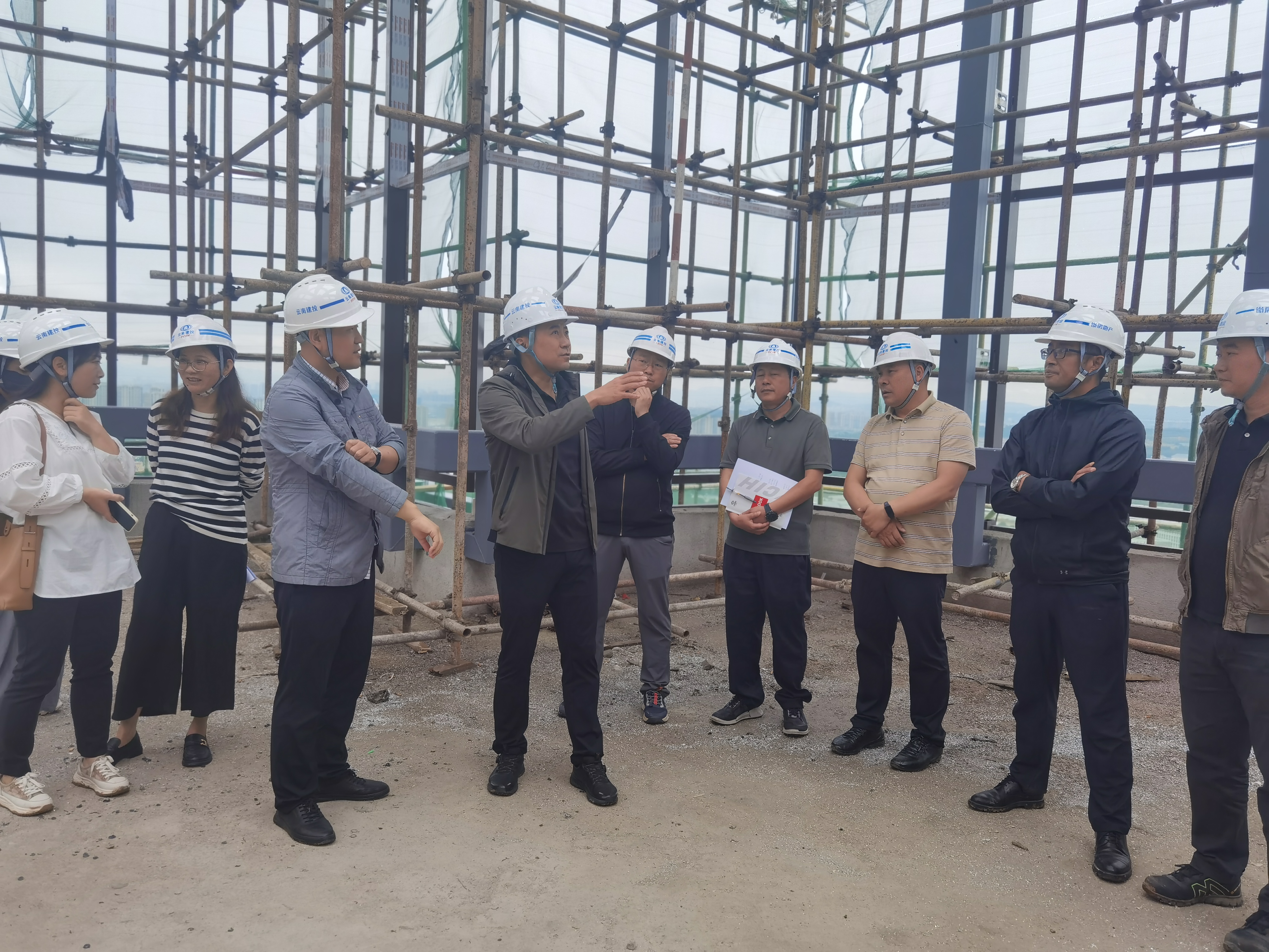 溥睿到興冶廣場項(xiàng)目檢查指導(dǎo)