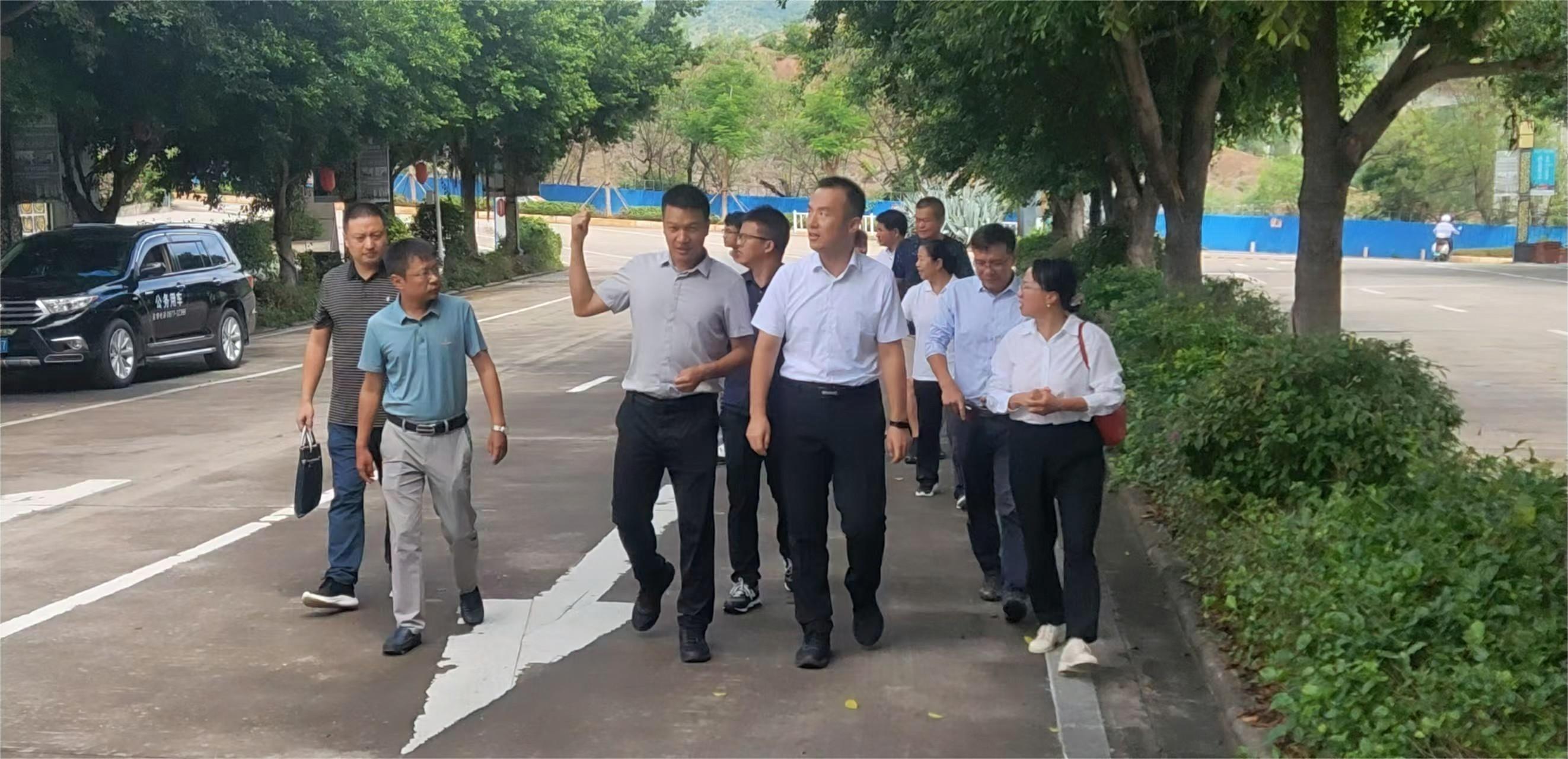 玉溪市、元江縣領導調(diào)研建投·四季錦府項目