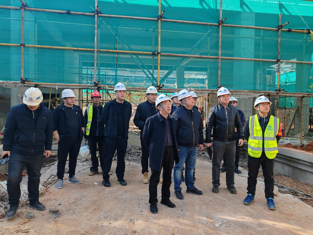 魏成凡到建投·春城華府、建投璞御檢查復工復產推進情況